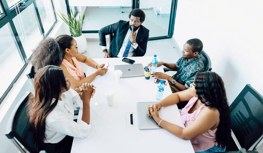 A boardroom